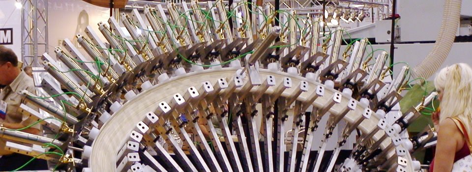 Mikron Elliptical and Arch Forming Rack machine for laminated curves